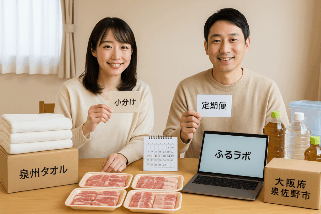 ふるラボ|大阪府泉佐野市の人気返礼品を購入した夫婦