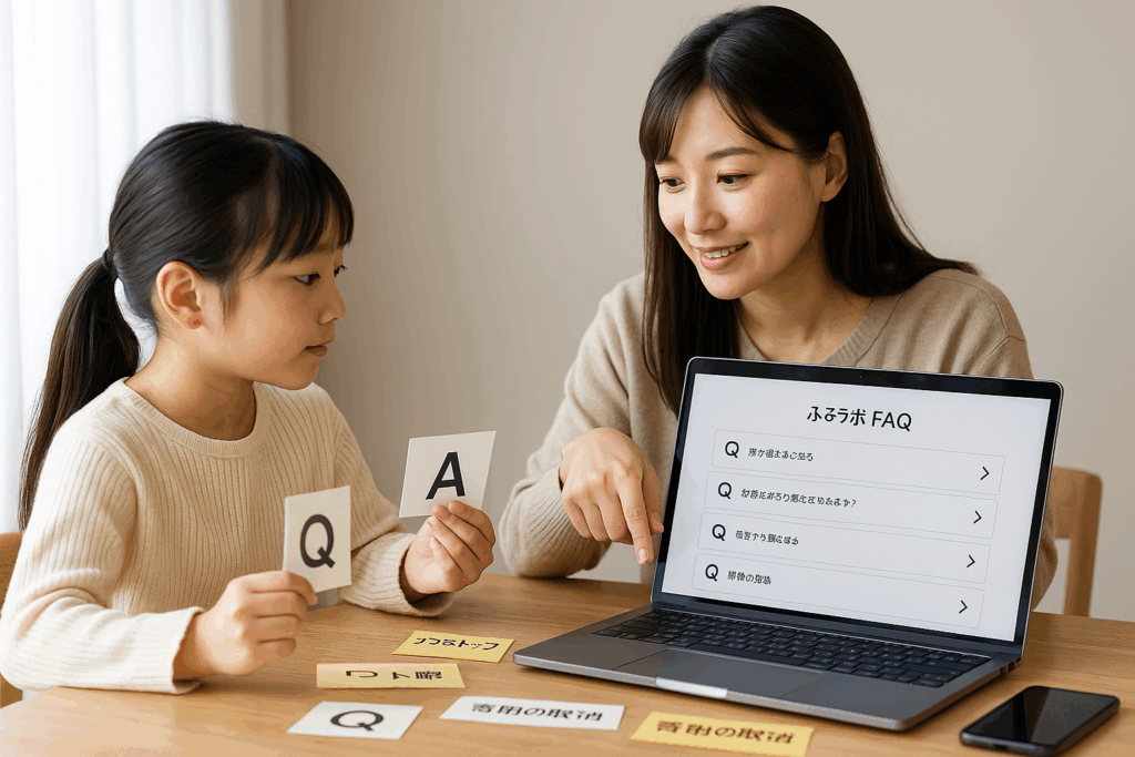 ふるラボ|よくある質問を調べている親子