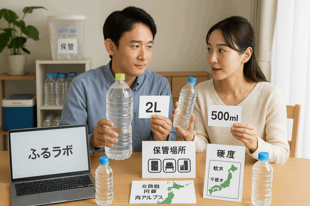 ふるラボ|天然水・ミネラルウォーターを購入した夫婦